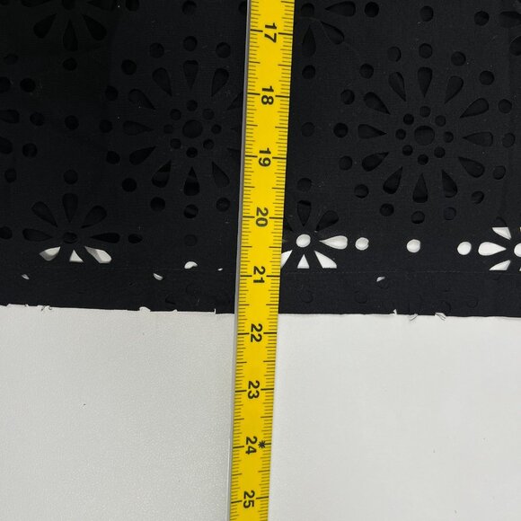 $428 NWOT See by Chloé Eyelet Top Lasercut Perforated Blouse Size 38 Black - Picture 13 of 14